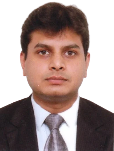 A photo of the director of the company and their name is Ashish Garg